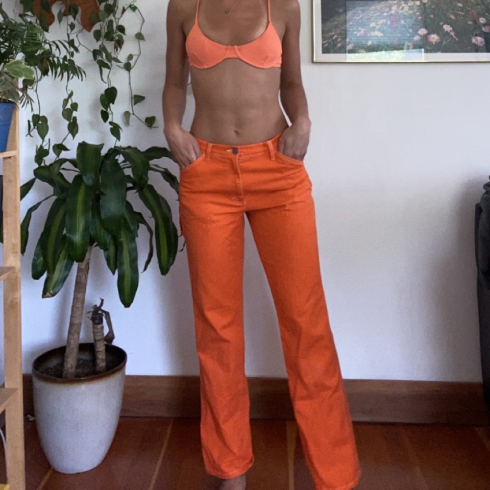 Orange Dickies Carpenter Pant
